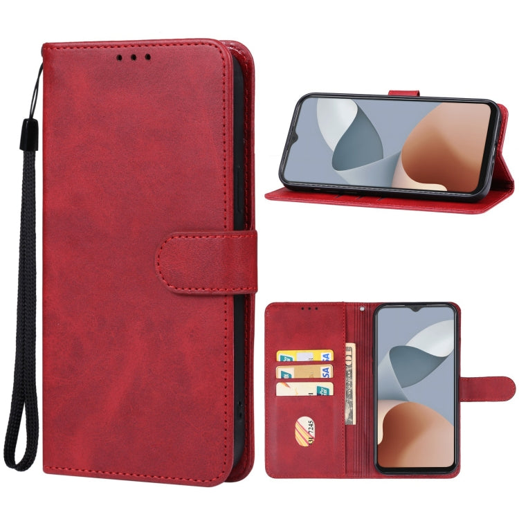 For ZTE Blade A34 Leather Phone Case(Red) - ZTE Cases by PMC Jewellery | Online Shopping South Africa | PMC Jewellery | Buy Now Pay Later Mobicred