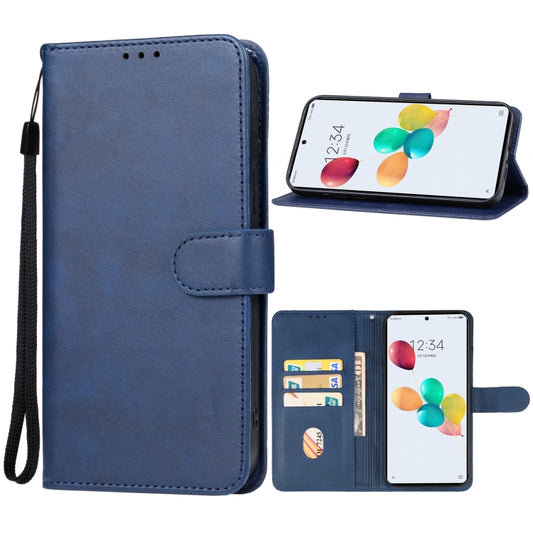 For ZTE Anshin Family/JP Version/A303ZT Leather Phone Case(Blue) - ZTE Cases by PMC Jewellery | Online Shopping South Africa | PMC Jewellery | Buy Now Pay Later Mobicred