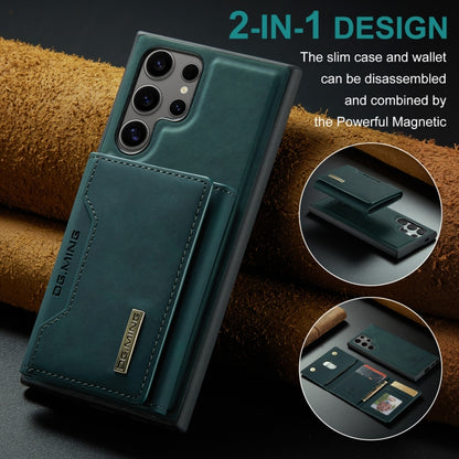 For Samsung Galaxy S24 Ultra 5G DG.MING M2 Series 3-Fold Multi Card Bag + Magnetic Phone Case(Green) - Galaxy S24 Ultra 5G Cases by DG.MING | Online Shopping South Africa | PMC Jewellery | Buy Now Pay Later Mobicred