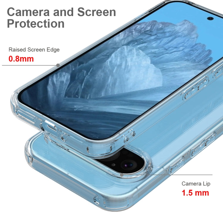 For Google Pixel 9 Pro XL Scratchproof Acrylic TPU Phone Case(Transparent) - Google Cases by PMC TechLife | Online Shopping South Africa | PMC TechLife | Buy Now Pay Later Mobicred
