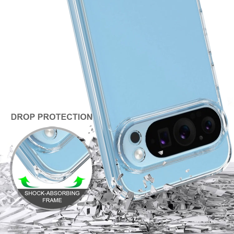 For Google Pixel 9 Pro XL Scratchproof Acrylic TPU Phone Case(Transparent) - Google Cases by PMC TechLife | Online Shopping South Africa | PMC TechLife | Buy Now Pay Later Mobicred