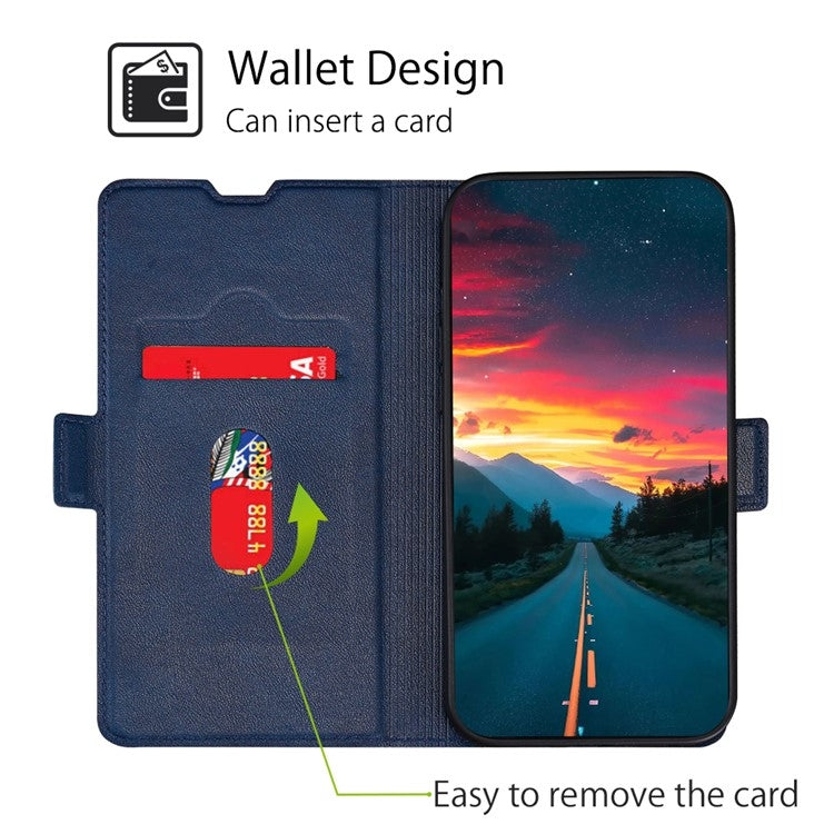 For Huawei Pura 70 Pro / Pro+ Ultra-thin Voltage Side Buckle Horizontal Flip Leather Phone Case(Blue) - free shipping - PMC Jewellery - Order now!