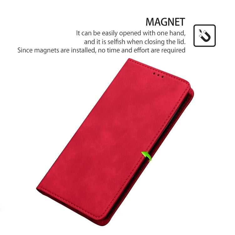 For Xiaomi 14 Pro Skin Feel Magnetic Leather Phone Case(Red) - 14 Pro Cases by PMC Jewellery | Online Shopping South Africa | PMC Jewellery | Buy Now Pay Later Mobicred