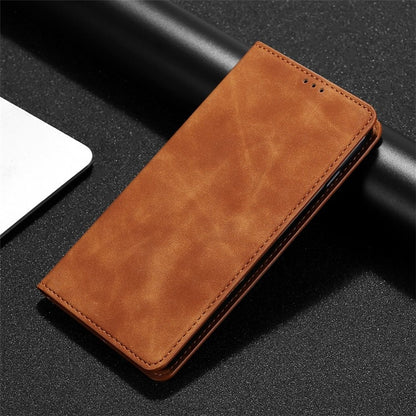 For Huawei Pura 70 Pro / Pro+ Skin Feel Magnetic Leather Phone Case(Light Brown) - Huawei Cases by PMC Jewellery | Online Shopping South Africa | PMC Jewellery | Buy Now Pay Later Mobicred