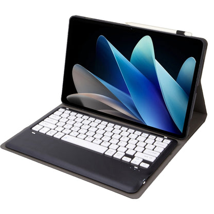 For vivo Pad 2 12.1 inch AV12 Ultra-thin Split Bluetooth Keyboard Leather Tablet Case(Black+White) - Others Keyboard by PMC Jewellery | Online Shopping South Africa | PMC Jewellery