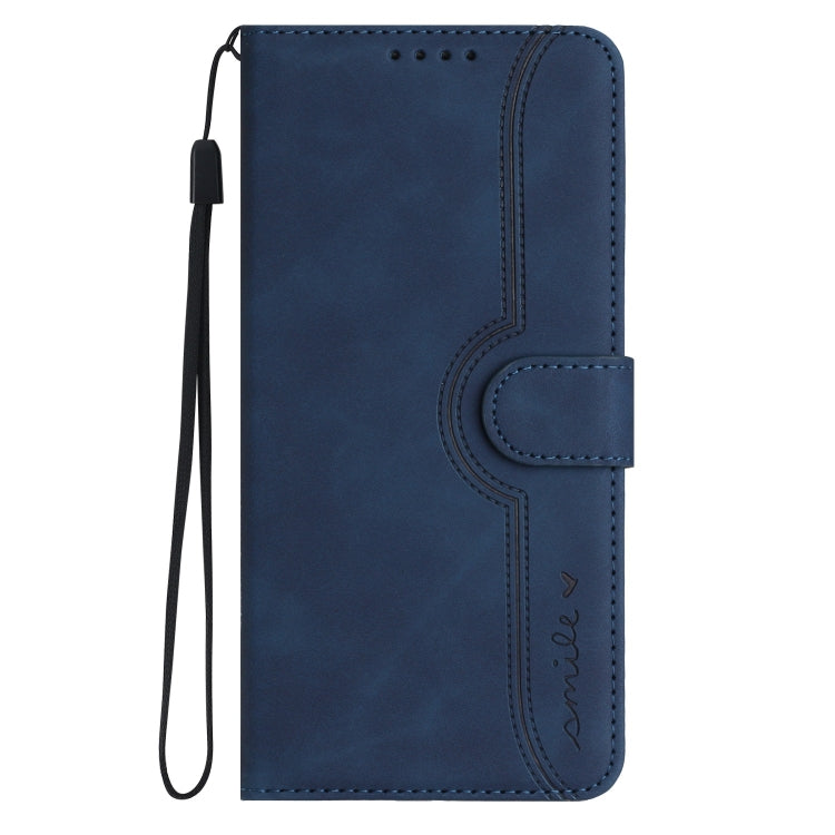 For Xiaomi Redmi K70 Heart Pattern Skin Feel Leather Phone Case(Royal Blue) - K70 Cases by PMC Jewellery | Online Shopping South Africa | PMC Jewellery | Buy Now Pay Later Mobicred