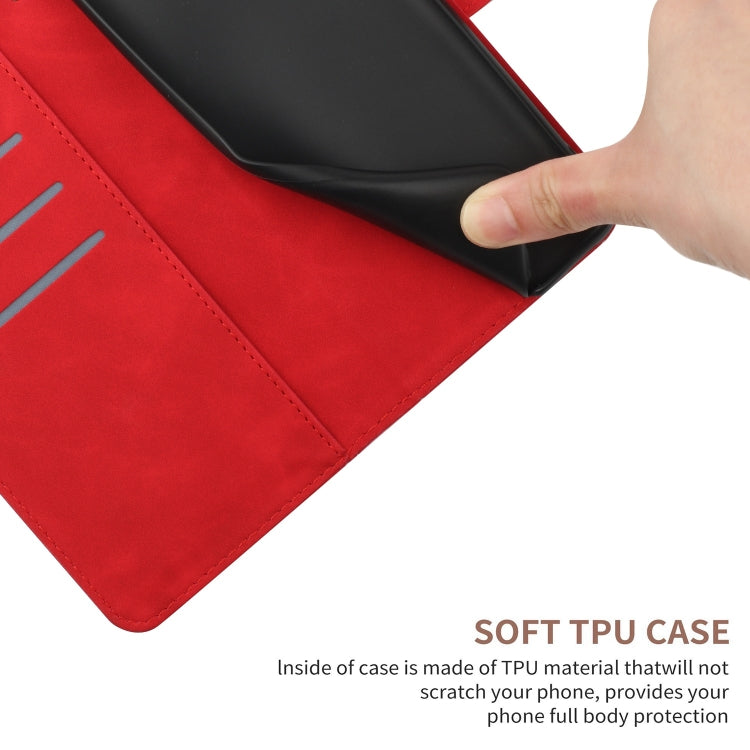 For Motorola Moto E22S / G22 4G Stitching Embossed Leather Phone Case(Red) - free shipping - PMC TechLife - Order now!