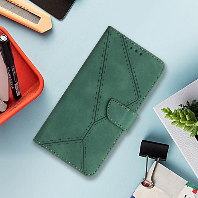 For Motorola Edge 60 Pro Stitching Embossed Leather Phone Case(Green) - free shipping - PMC TechLife - Order now!