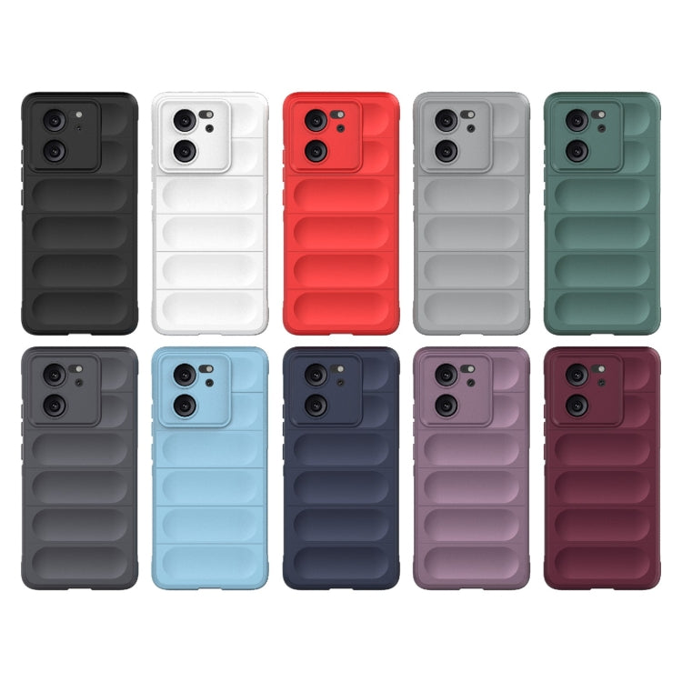 For Xiaomi Redmi K60 Ultra Magic Shield TPU + Flannel Phone Case(Purple) - Redmi K60 Ultra Cases by PMC TechLife | Online Shopping South Africa | PMC TechLife | Buy Now Pay Later Mobicred
