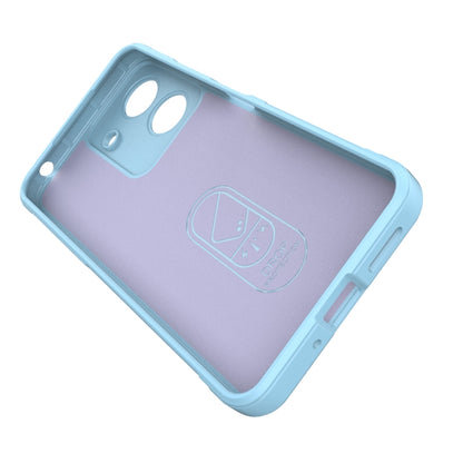 For Xiaomi Redmi 13C 4G Global Magic Shield TPU + Flannel Phone Case(Light Blue) - 13C Cases by PMC Jewellery | Online Shopping South Africa | PMC Jewellery | Buy Now Pay Later Mobicred