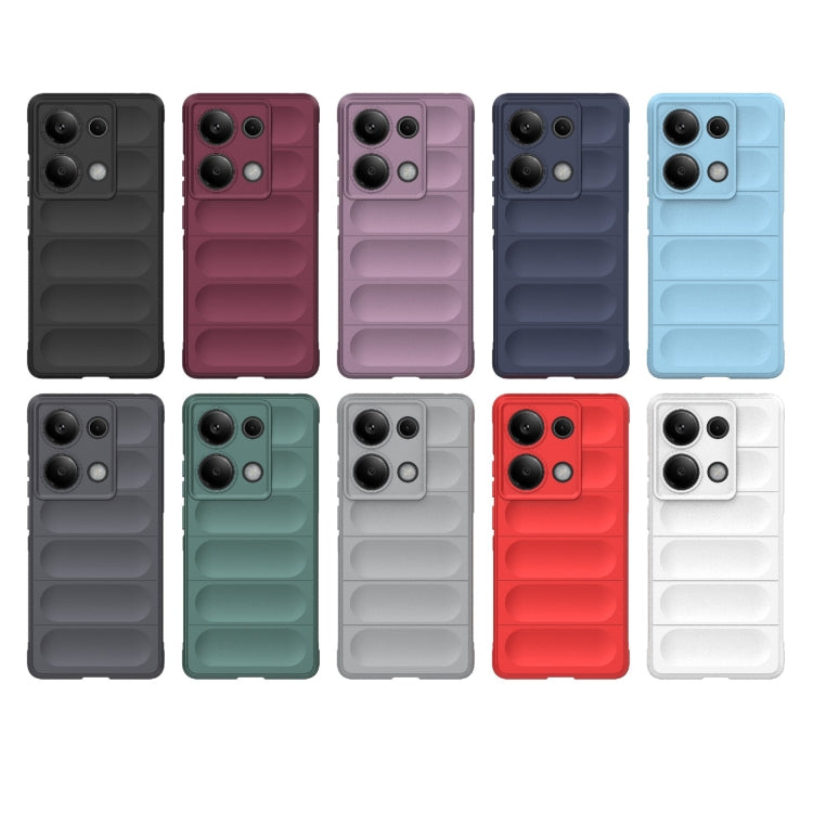 For Xiaomi Redmi Note 13 Pro 4G Global Magic Shield TPU + Flannel Phone Case(Dark Blue) - Note 13 Pro Cases by PMC TechLife | Online Shopping South Africa | PMC TechLife | Buy Now Pay Later Mobicred