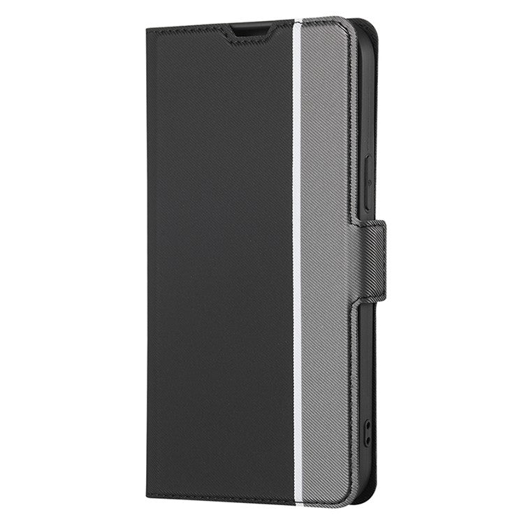 For Huawei Pura 70 5G Twill Texture Side Button Leather Phone Case(Black) - Huawei Cases by PMC Jewellery | Online Shopping South Africa | PMC Jewellery | Buy Now Pay Later Mobicred
