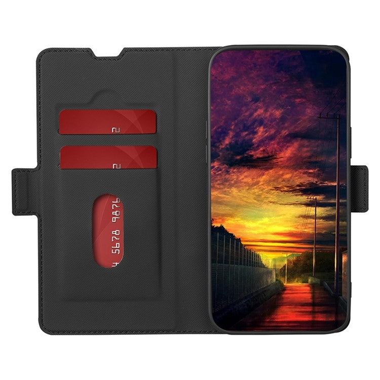 For Huawei Pura 70 5G Twill Texture Side Button Leather Phone Case(Black) - Huawei Cases by PMC Jewellery | Online Shopping South Africa | PMC Jewellery | Buy Now Pay Later Mobicred