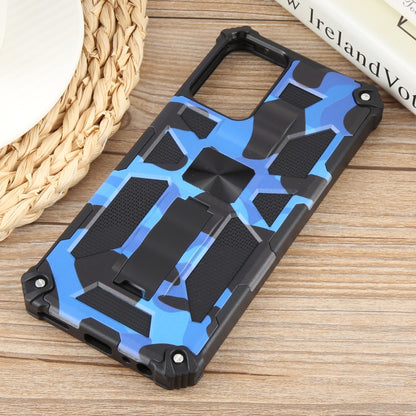 For Motorola Moto G Power 5G 2024 Camouflage Armor Kickstand TPU + PC Magnetic Phone Case(Dark Blue) - Motorola Cases by PMC Jewellery | Online Shopping South Africa | PMC Jewellery | Buy Now Pay Later Mobicred