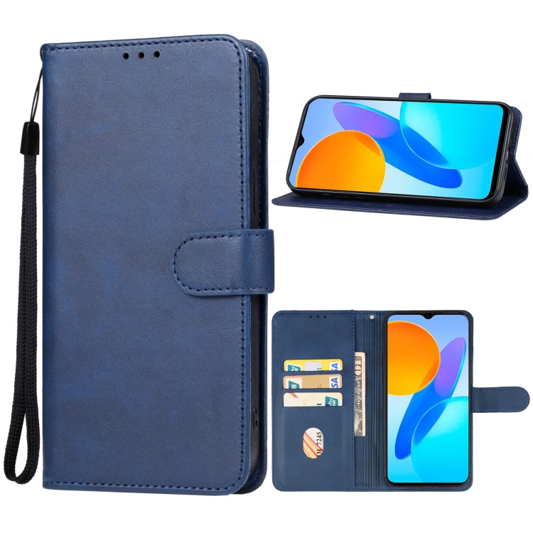 For Honor X6s Leather Phone Case(Blue) - Honor Cases by PMC Jewellery | Online Shopping South Africa | PMC Jewellery | Buy Now Pay Later Mobicred