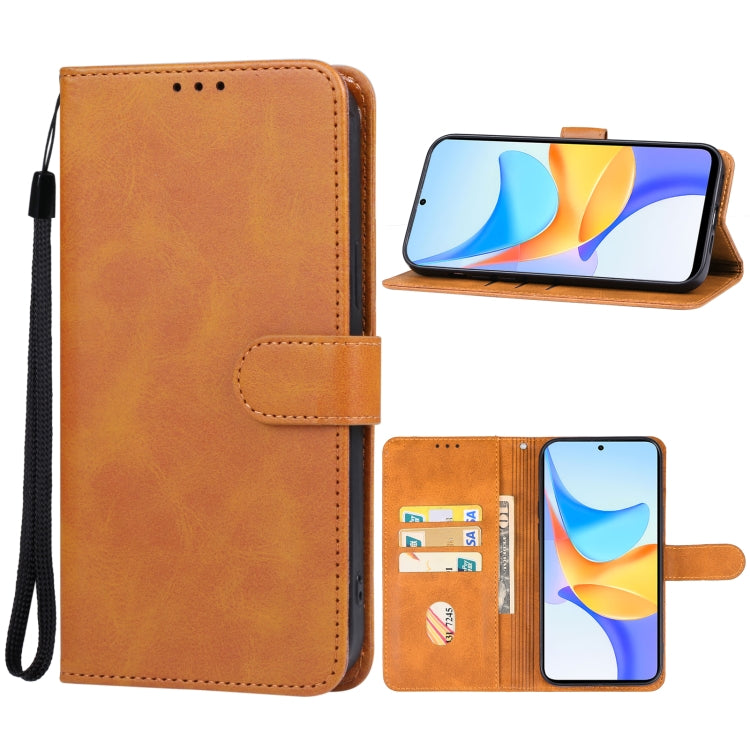 For Honor Play 50 Plus Leather Phone Case(Brown) - Honor Cases by PMC Jewellery | Online Shopping South Africa | PMC Jewellery | Buy Now Pay Later Mobicred