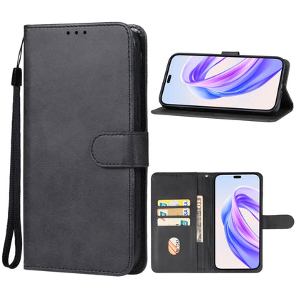 For Honor X50i+ Leather Phone Case(Black) - Honor Cases by PMC Jewellery | Online Shopping South Africa | PMC Jewellery | Buy Now Pay Later Mobicred