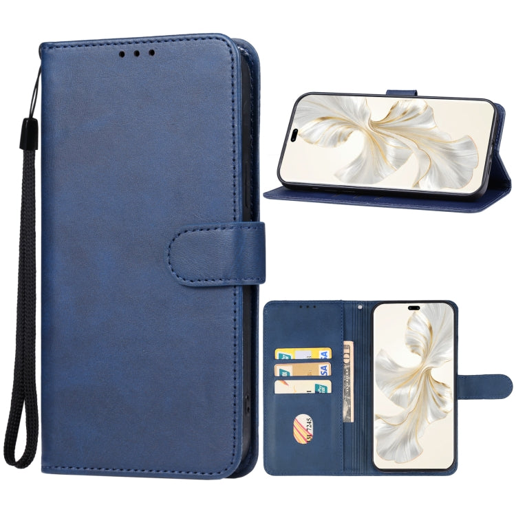 For Honor 100 Pro Leather Phone Case(Blue) - Honor Cases by PMC Jewellery | Online Shopping South Africa | PMC Jewellery | Buy Now Pay Later Mobicred