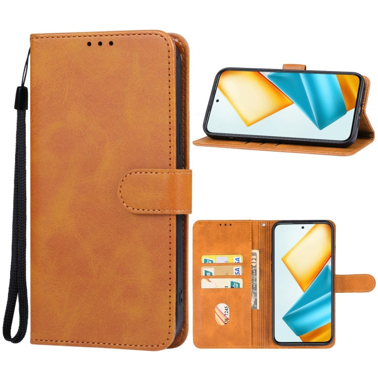 For Honor 90 GT Leather Phone Case(Brown) - Honor Cases by PMC Jewellery | Online Shopping South Africa | PMC Jewellery | Buy Now Pay Later Mobicred