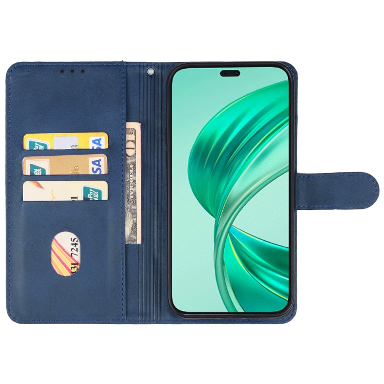 Honor X8b Leather Phone Case(Blue) - Honor Cases by PMC Jewellery | Online Shopping South Africa | PMC Jewellery | Buy Now Pay Later Mobicred