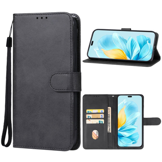 For Honor 200 Lite Global Leather Phone Case(Black) - Honor Cases by PMC Jewellery | Online Shopping South Africa | PMC Jewellery | Buy Now Pay Later Mobicred