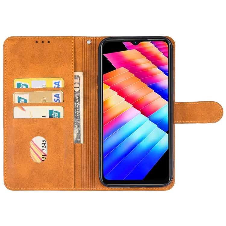 For Infinix Note 30i Leather Phone Case(Brown) - Infinix Cases by PMC Jewellery | Online Shopping South Africa | PMC Jewellery | Buy Now Pay Later Mobicred