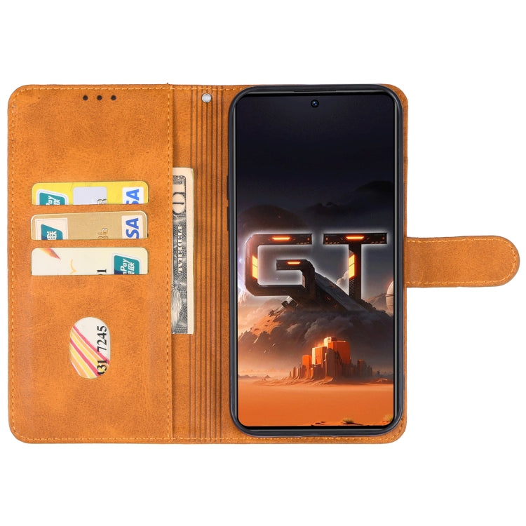 For Infinix GT 10 Pro Leather Phone Case(Brown) - Infinix Cases by PMC Jewellery | Online Shopping South Africa | PMC Jewellery | Buy Now Pay Later Mobicred