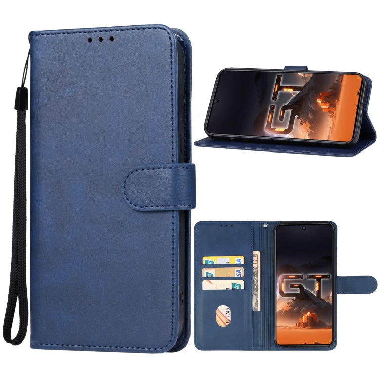 For Infinix GT 10 Pro Leather Phone Case(Blue) - Infinix Cases by PMC Jewellery | Online Shopping South Africa | PMC Jewellery | Buy Now Pay Later Mobicred