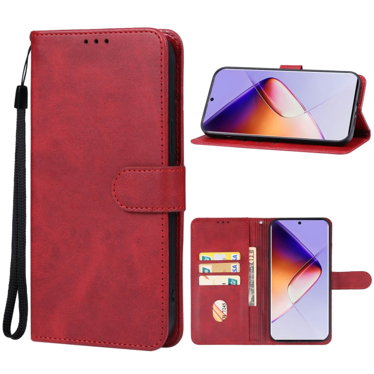 For Infinix Note 40 Leather Phone Case(Red) - Infinix Cases by PMC Jewellery | Online Shopping South Africa | PMC Jewellery | Buy Now Pay Later Mobicred