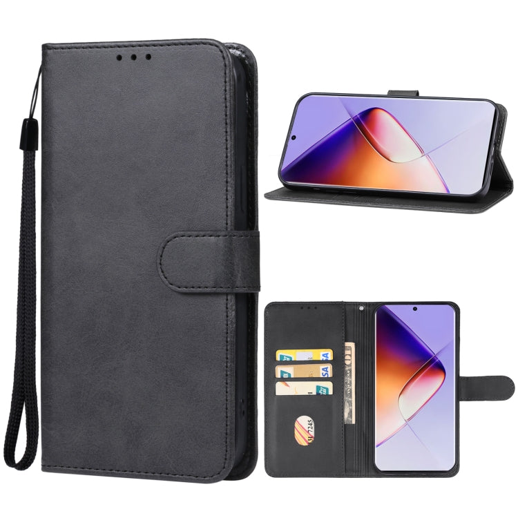 For Infinix Note 40 Leather Phone Case(Black) - Infinix Cases by PMC Jewellery | Online Shopping South Africa | PMC Jewellery | Buy Now Pay Later Mobicred