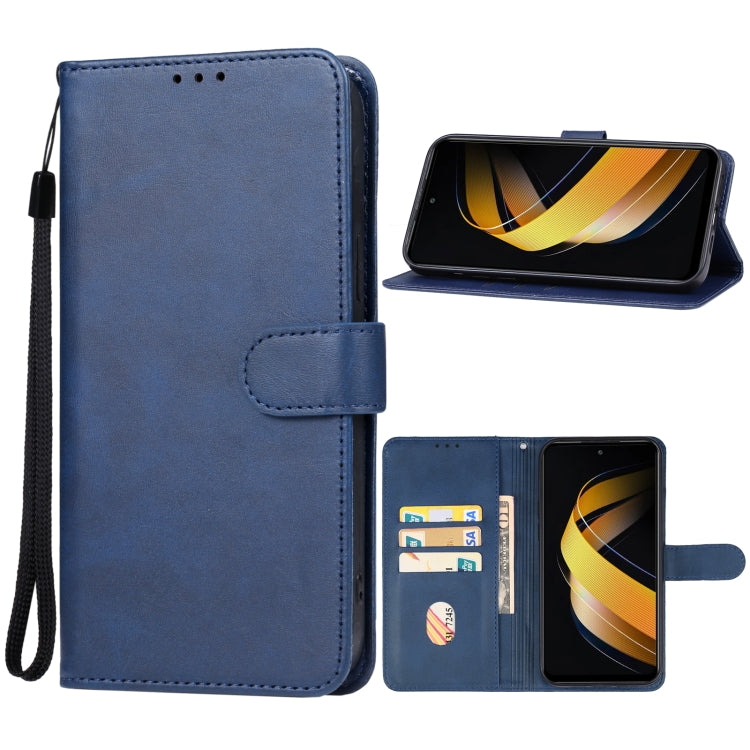 For Infinix Smart 8 Plus Leather Phone Case(Blue) - Infinix Cases by PMC Jewellery | Online Shopping South Africa | PMC Jewellery | Buy Now Pay Later Mobicred