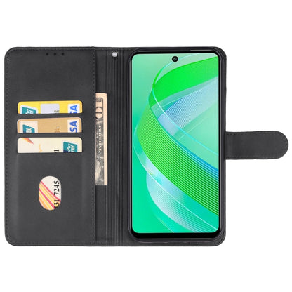 For Infinix Smart 8 Pro Leather Phone Case(Black) - Infinix Cases by PMC Jewellery | Online Shopping South Africa | PMC Jewellery | Buy Now Pay Later Mobicred