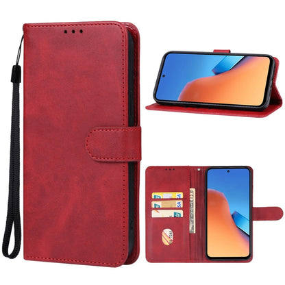 For Xiaomi Redmi 12 Leather Phone Case(Red) - Xiaomi Cases by PMC Jewellery | Online Shopping South Africa | PMC Jewellery | Buy Now Pay Later Mobicred