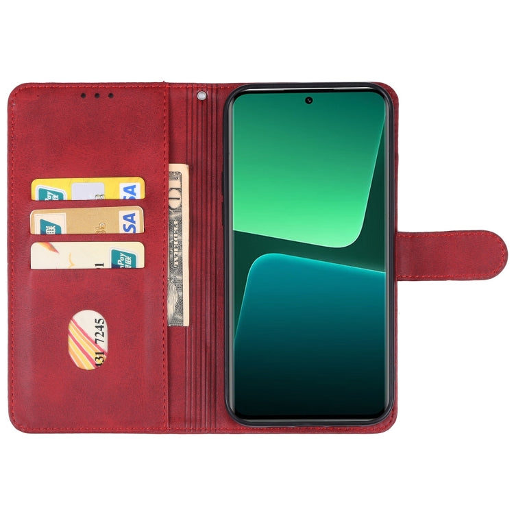 For Xiaomi 13T Pro Leather Phone Case(Red) - Xiaomi Cases by PMC Jewellery | Online Shopping South Africa | PMC Jewellery | Buy Now Pay Later Mobicred