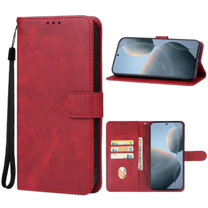 For Xiaomi Redmi K70E Leather Phone Case(Red) - K70E Cases by PMC Jewellery | Online Shopping South Africa | PMC Jewellery | Buy Now Pay Later Mobicred