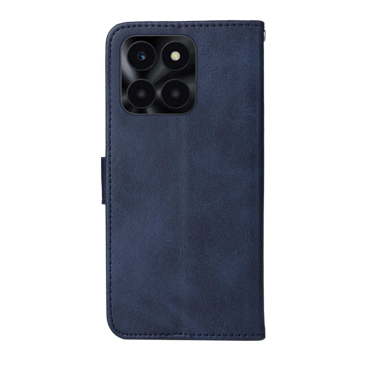 For Honor X6a Classic Calf Texture Flip Leather Phone Case(Blue) - Honor Cases by PMC Jewellery | Online Shopping South Africa | PMC Jewellery