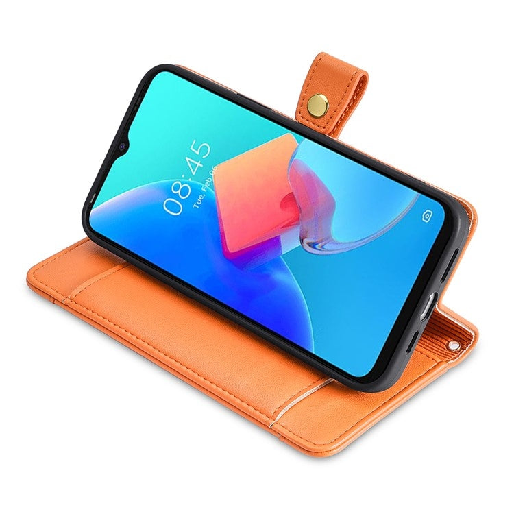 For Huawei nova 12 5G Sheep Texture Cross-body Zipper Wallet Leather Phone Case(Orange) - Huawei Cases by PMC TechLife | Online Shopping South Africa | PMC TechLife | Buy Now Pay Later Mobicred