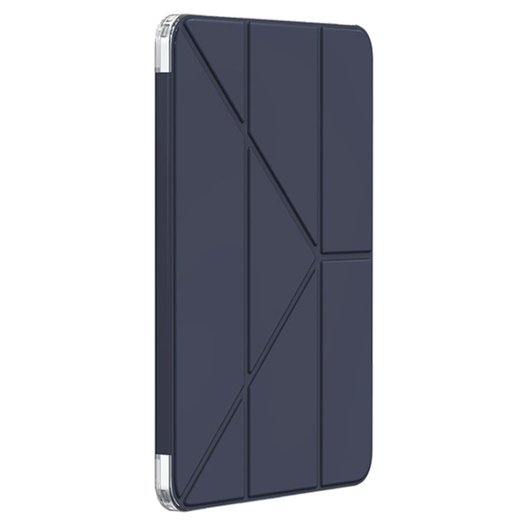 For iPad Air 13 2024 Mutural Deformation Stand Smart Leather Tablet Case(Dark Blue) - iPad Air 13 2024 Cases by Mutural | Online Shopping South Africa | PMC Jewellery | Buy Now Pay Later Mobicred