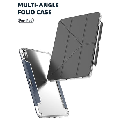 For iPad Air 13 2024 Mutural Deformation Stand Smart Leather Tablet Case(Grey) - iPad Air 13 2024 Cases by Mutural | Online Shopping South Africa | PMC Jewellery | Buy Now Pay Later Mobicred
