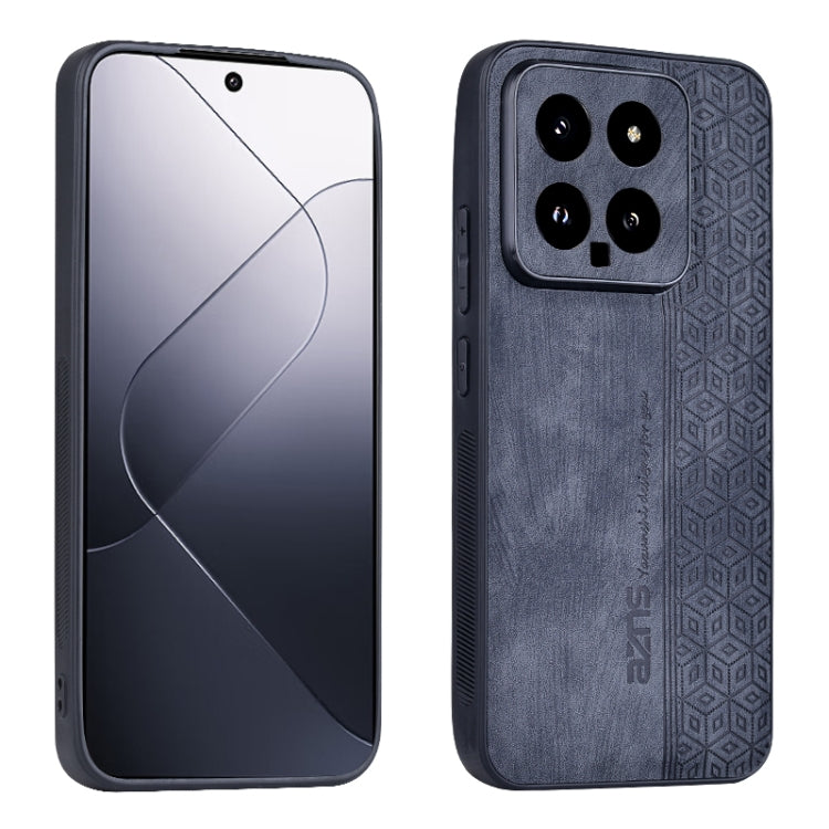 For Xiaomi 14 AZNS 3D Embossed Skin Feel Phone Case(Black) - 14 Cases by AZNS | Online Shopping South Africa | PMC TechLife