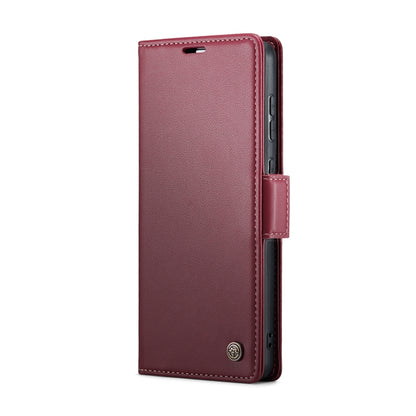 For Samsung Galaxy S20 Ultra CaseMe 023 Butterfly Buckle Litchi Texture RFID Anti-theft Leather Phone Case(Wine Red) - Galaxy Phone Cases by CaseMe | Online Shopping South Africa | PMC Jewellery | Buy Now Pay Later Mobicred