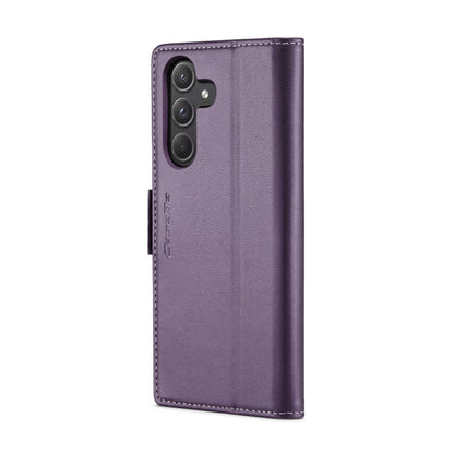 For Samsung Galaxy A55 CaseMe 023 Butterfly Buckle Litchi Texture RFID Anti-theft Leather Phone Case(Pearly Purple) - Galaxy Phone Cases by CaseMe | Online Shopping South Africa | PMC Jewellery | Buy Now Pay Later Mobicred