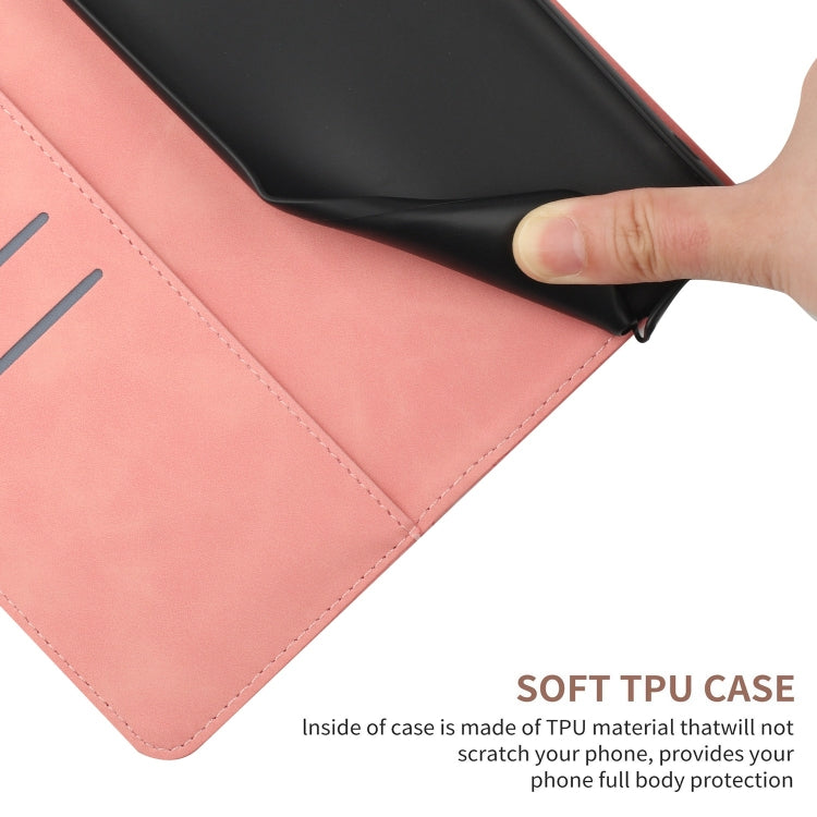 For vivo V27E 4G Global Stitching Embossed Leather Phone Case(Pink) - free shipping - PMC TechLife - Order now!