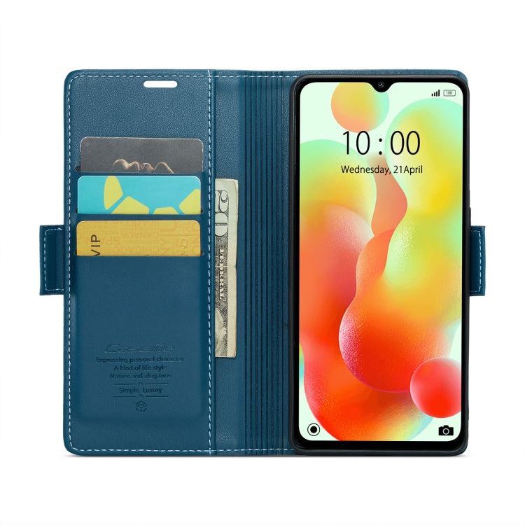 For Xiaomi Redmi 11A/12C CaseMe 023 Butterfly Buckle Litchi Texture RFID Anti-theft Leather Phone Case(Blue) - Xiaomi Cases by CaseMe | Online Shopping South Africa | PMC Jewellery | Buy Now Pay Later Mobicred