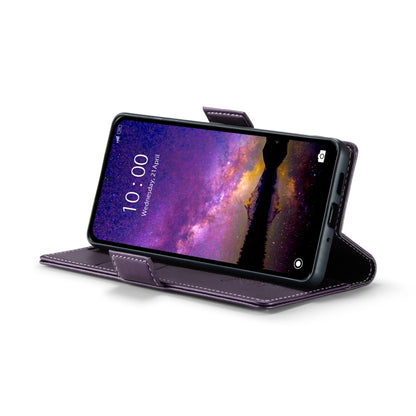 For Xiaomi Redmi Note 13 5G CaseMe 023 Butterfly Buckle Litchi Texture RFID Anti-theft Leather Phone Case(Pearly Purple) - Xiaomi Cases by CaseMe | Online Shopping South Africa | PMC Jewellery | Buy Now Pay Later Mobicred