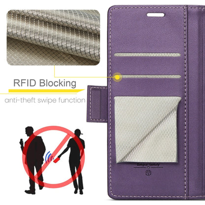 For Xiaomi Redmi Note 13 Pro 5G CaseMe 023 Butterfly Buckle Litchi Texture RFID Anti-theft Leather Phone Case(Pearly Purple) - Xiaomi Cases by CaseMe | Online Shopping South Africa | PMC Jewellery | Buy Now Pay Later Mobicred