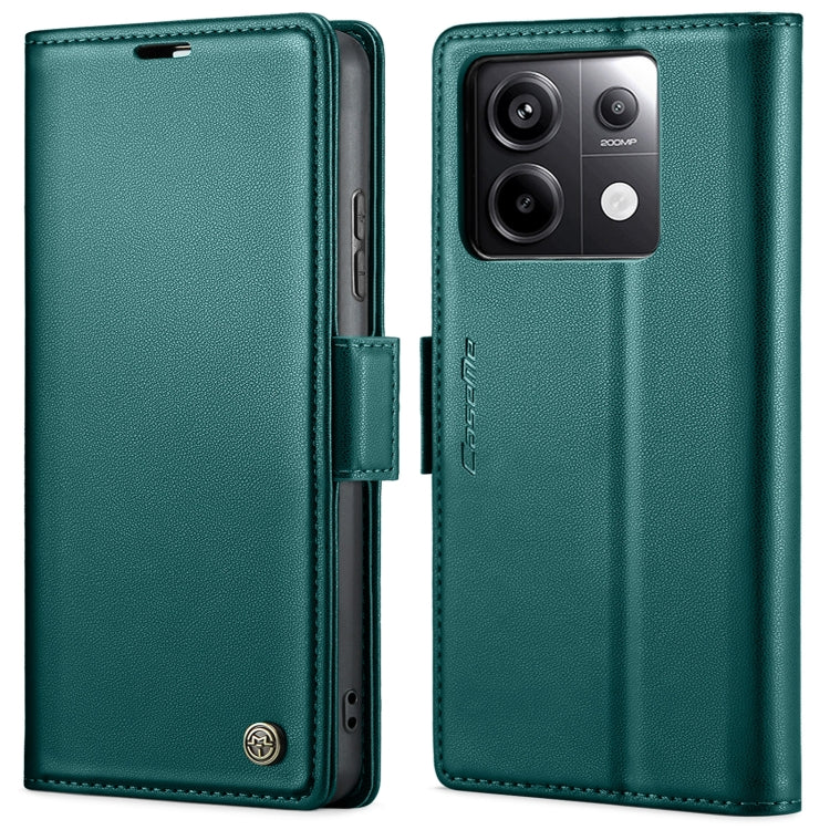 For Xiaomi Redmi Note 13 Pro 4G CaseMe 023 Butterfly Buckle Litchi Texture RFID Anti-theft Leather Phone Case(Pearly Blue) - Xiaomi Cases by CaseMe | Online Shopping South Africa | PMC Jewellery | Buy Now Pay Later Mobicred