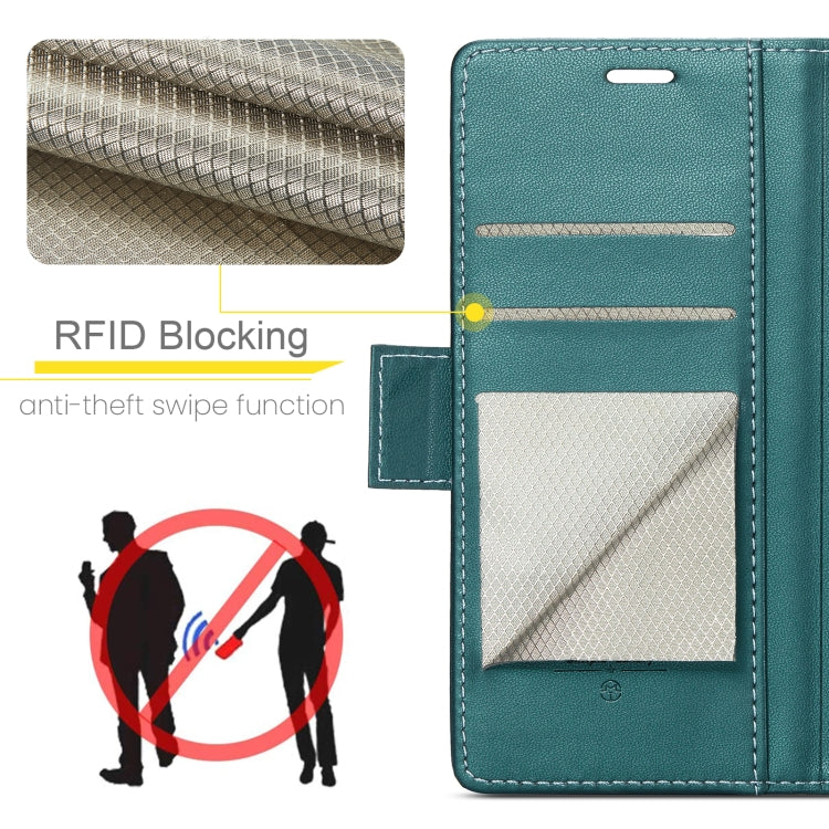 For Xiaomi Redmi Note 13 Pro 4G CaseMe 023 Butterfly Buckle Litchi Texture RFID Anti-theft Leather Phone Case(Pearly Blue) - Xiaomi Cases by CaseMe | Online Shopping South Africa | PMC Jewellery | Buy Now Pay Later Mobicred