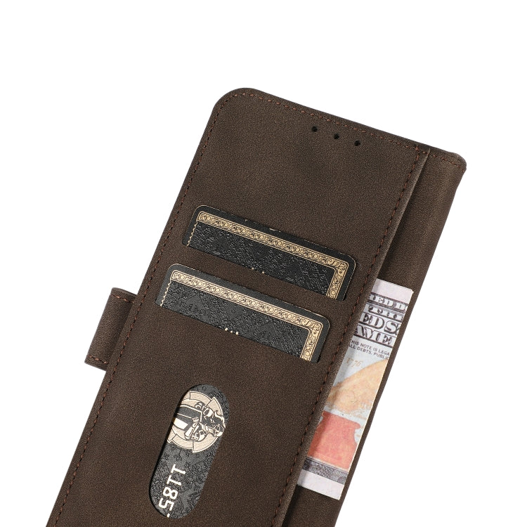 For Xiaomi Redmi 13C KHAZNEH Matte Texture Leather Phone Case(Brown) - free shipping - PMC TechLife - Order now!