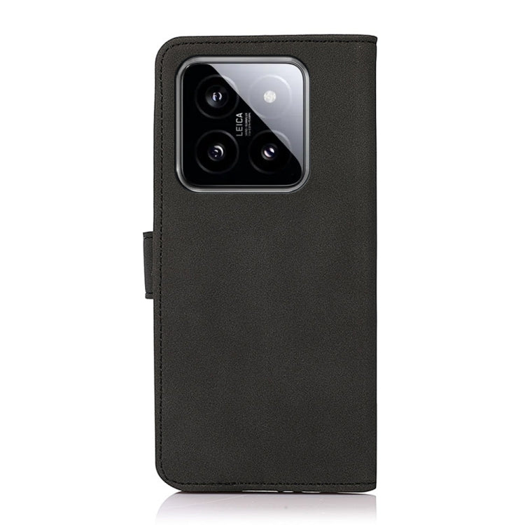 For Xiaomi 14 Pro KHAZNEH Matte Texture Leather Phone Case(Black) - 14 Pro Cases by PMC TechLife | Online Shopping South Africa | PMC TechLife | Buy Now Pay Later Mobicred